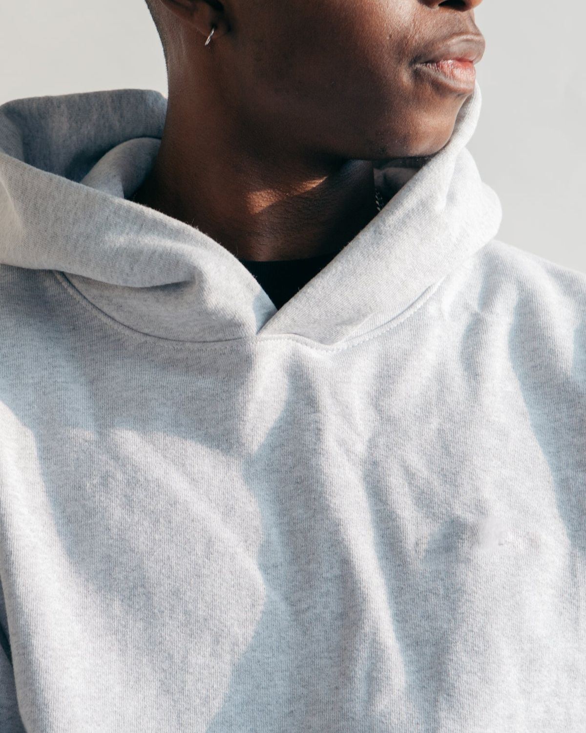 Heavyweight Hoodie - Grey Marl