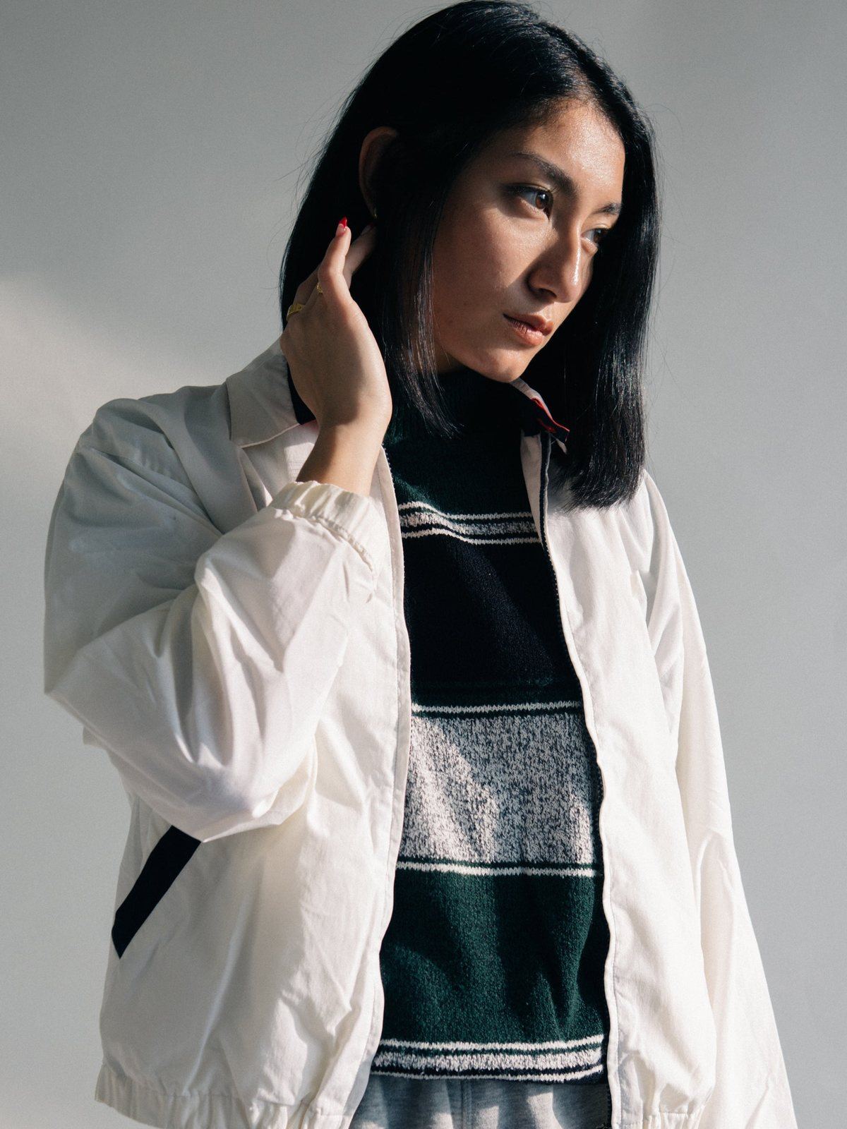 Nylon Track Jacket