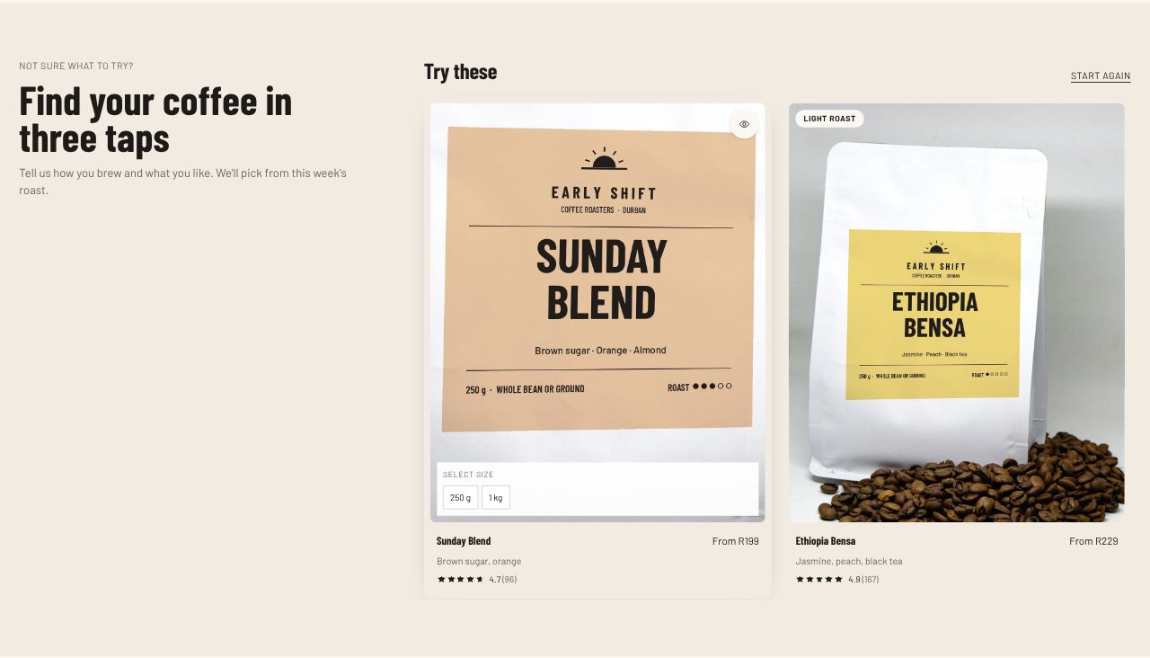 Fresh, and on repeat in the Batch Shopify theme