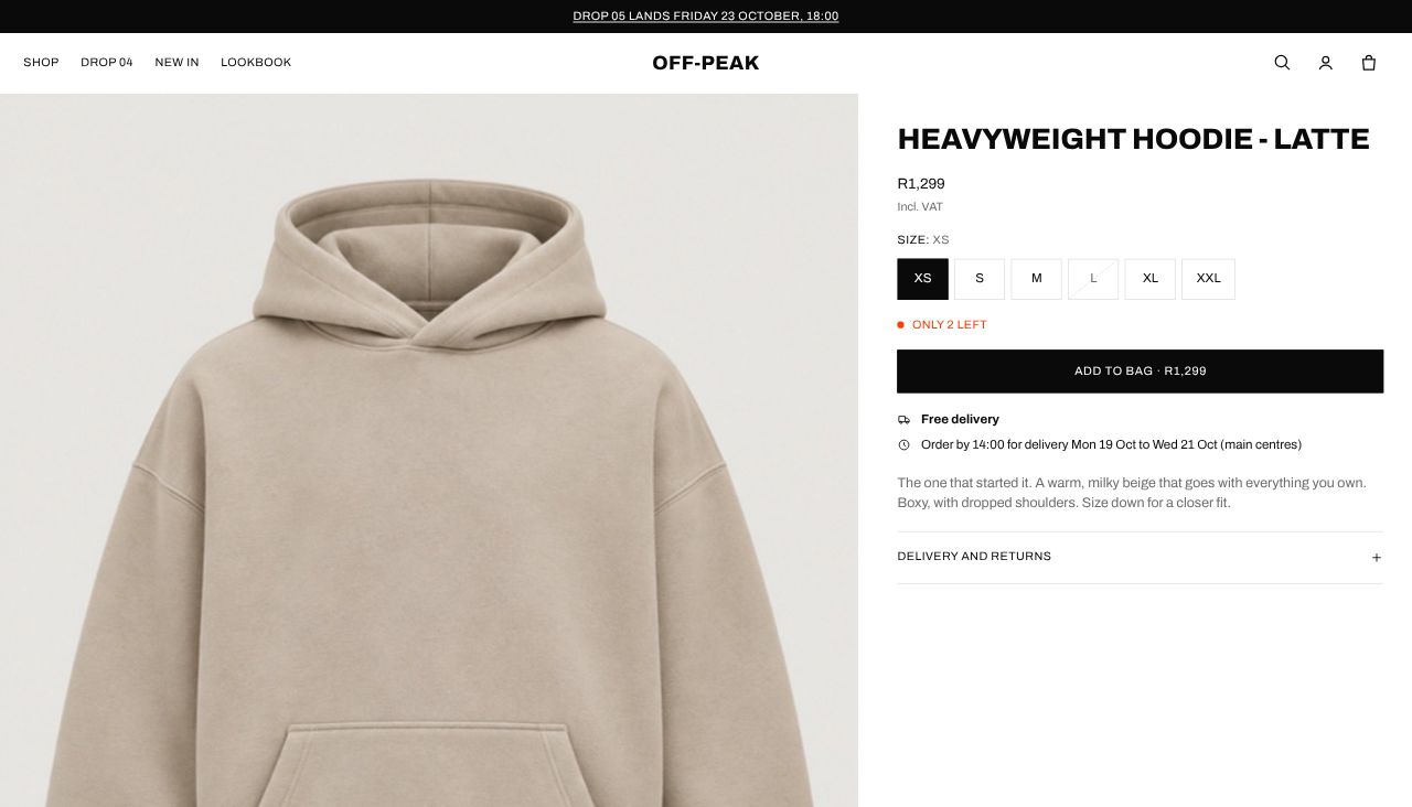 Sell in drops in the Edition Shopify theme