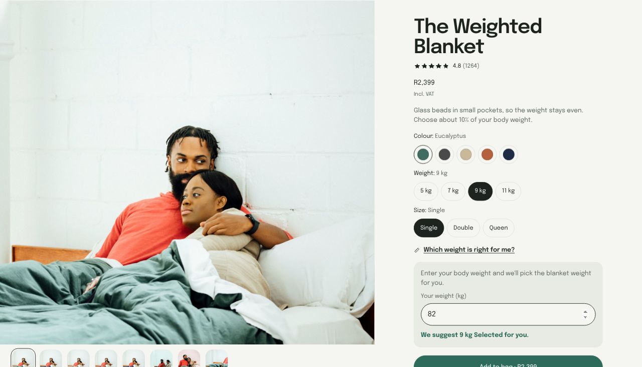 The right option, picked for you in the Solo Shopify theme